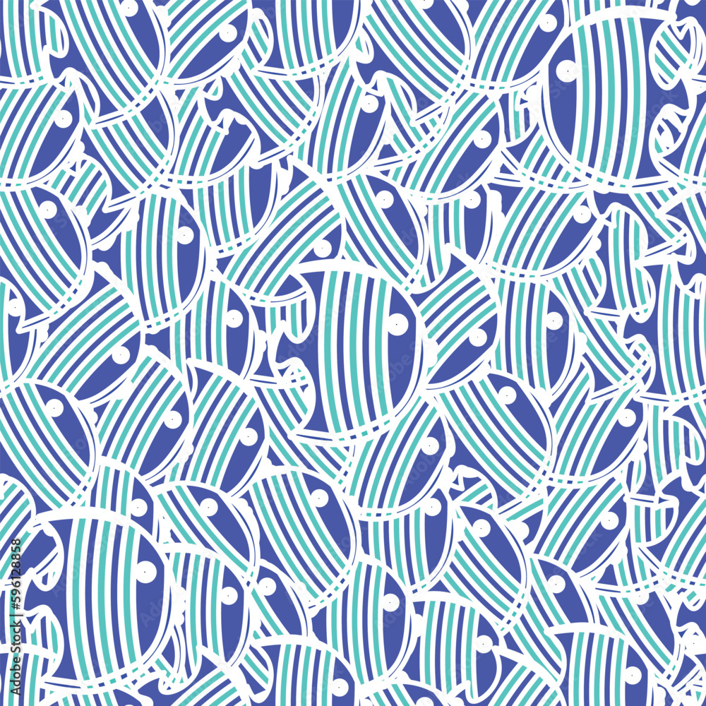 Fototapeta premium Abstract beautiful fish