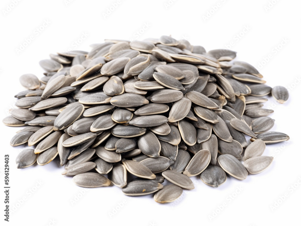 sunflower seeds isolated on white sunflower seeds isolated on white