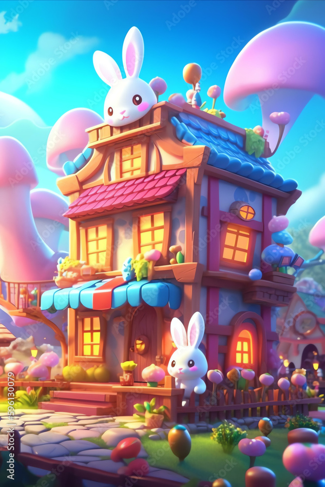 Creative Cartoon Fantasy and adorable and cute character Artistic and Playful Designs in a Colorful Village - Generative AI
Creative Cartoon Fantasy and adorable and cute character Artistic and Playful Designs in a Colorful Village - Generative AI