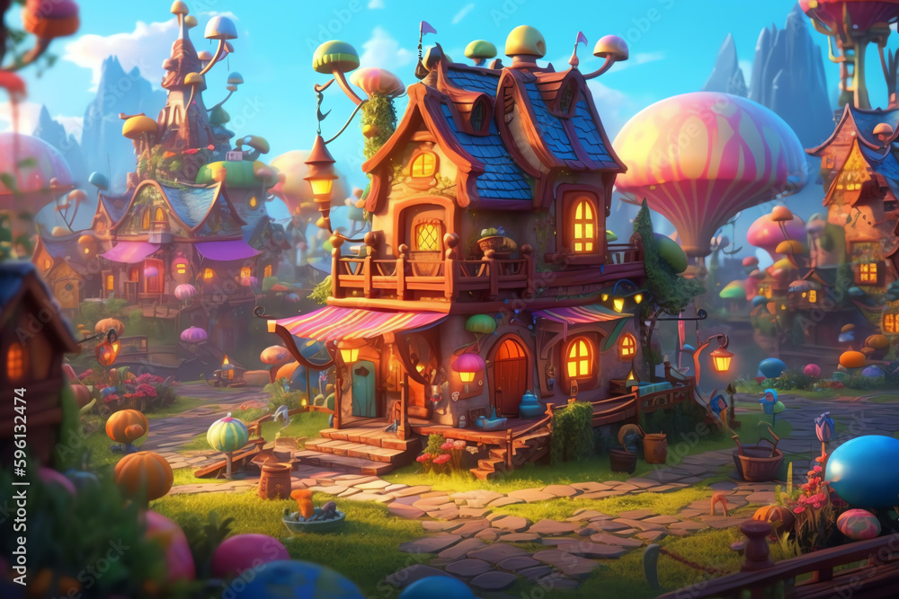 Contemporary Charm: Playful Characters and Cinematic Lighting in a Mushroomcore Setting - Generative AI
Contemporary Charm: Playful Characters and Cinematic Lighting in a Mushroomcore Setting - Generative AI