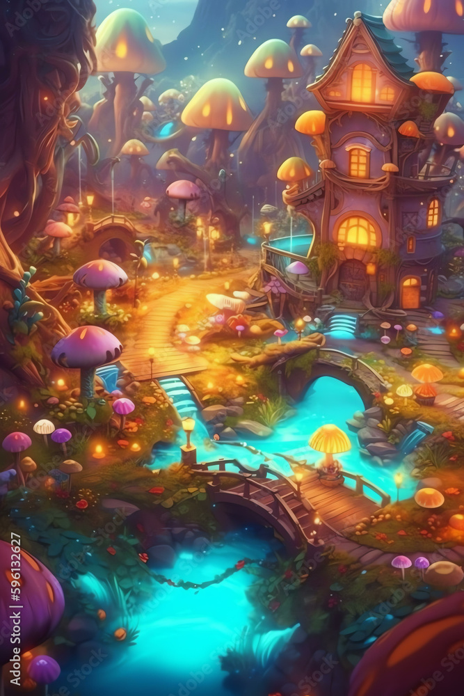 Contemporary Charm: Playful Characters and Cinematic Lighting in a Mushroomcore Setting - Generative AI
Contemporary Charm: Playful Characters and Cinematic Lighting in a Mushroomcore Setting - Generative AI