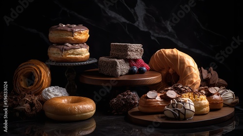European Elegance: Exquisite Pastries and Donuts from the Finest Bakeries