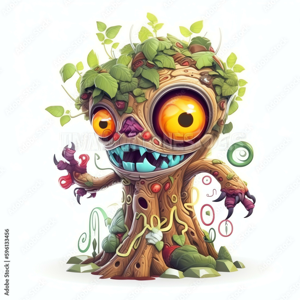 Cartoon 3D Expressive Character Design of a Polychrome Monster Tree using Generative AI
Cartoon 3D Expressive Character Design of a Polychrome Monster Tree using Generative AI