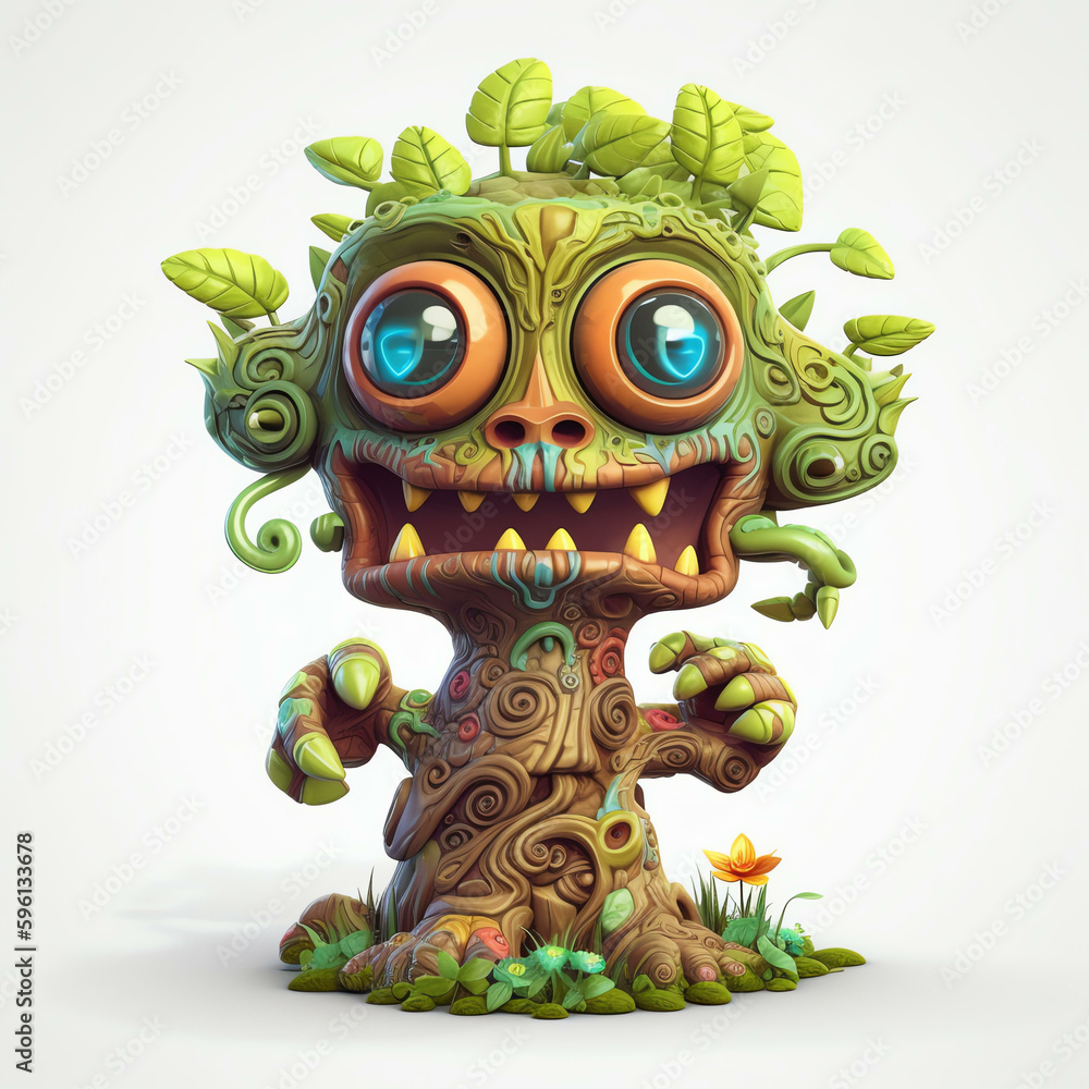 Cartoon 3D Illustrated Wandering Eye of a Polychrome Monster Tree with Generative AI
Cartoon 3D Illustrated Wandering Eye of a Polychrome Monster Tree with Generative AI
