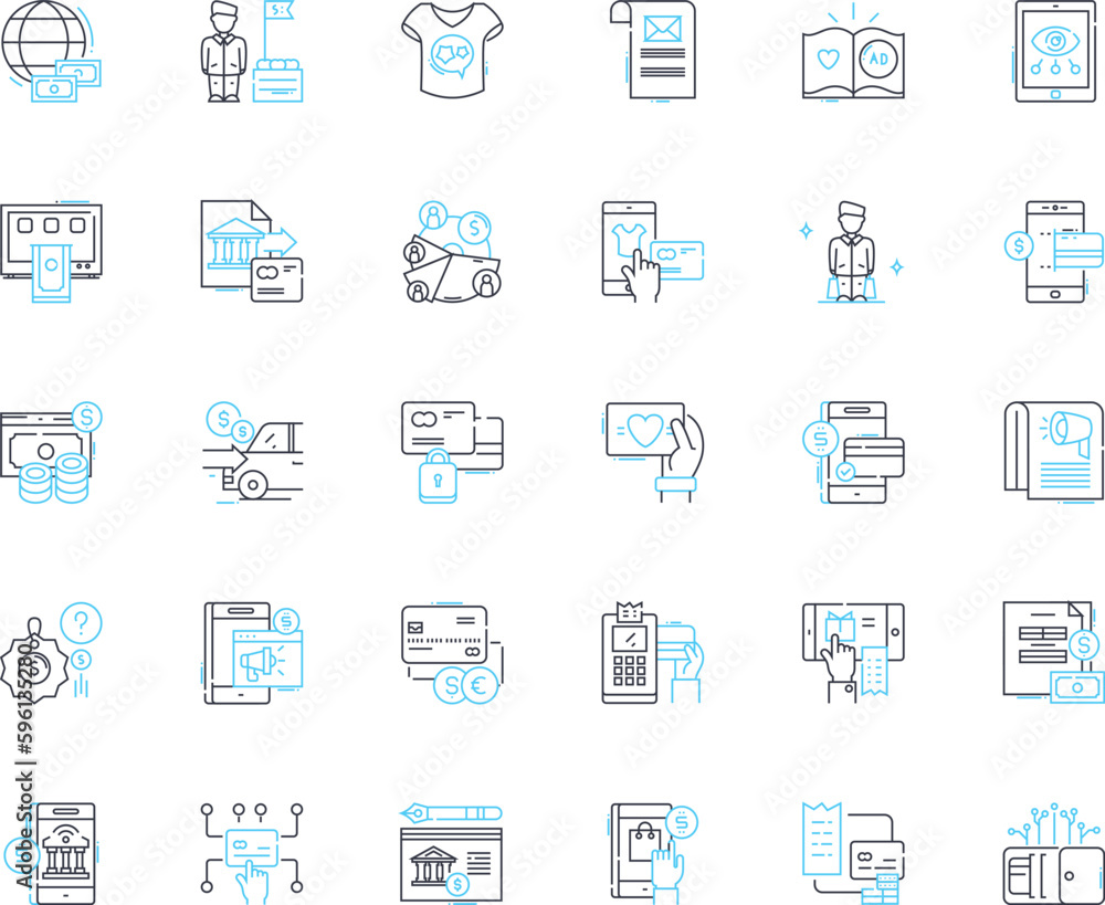 Buy things linear icons set. Purchase, Buy, Shop, Acquire, Obtain, Invest, Procure line vector and concept signs. Get,Own,Grab outline illustrations Buy things linear icons set. Purchase, Buy, Shop, Acquire, Obtain, Invest, Procure line vector and concept signs. Get,Own,Grab outline illustrations