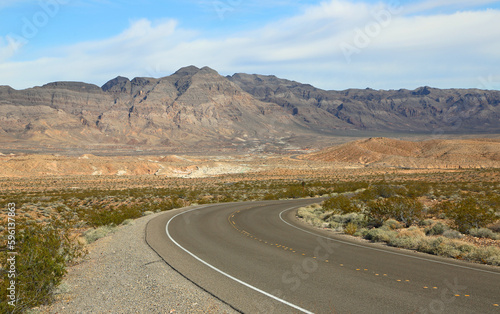 The scenic road - Valley of Fire State Park, Nevada