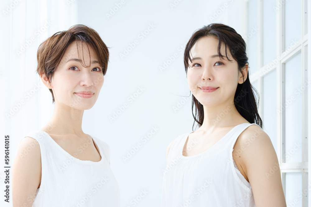 健康的な女性のポートレート