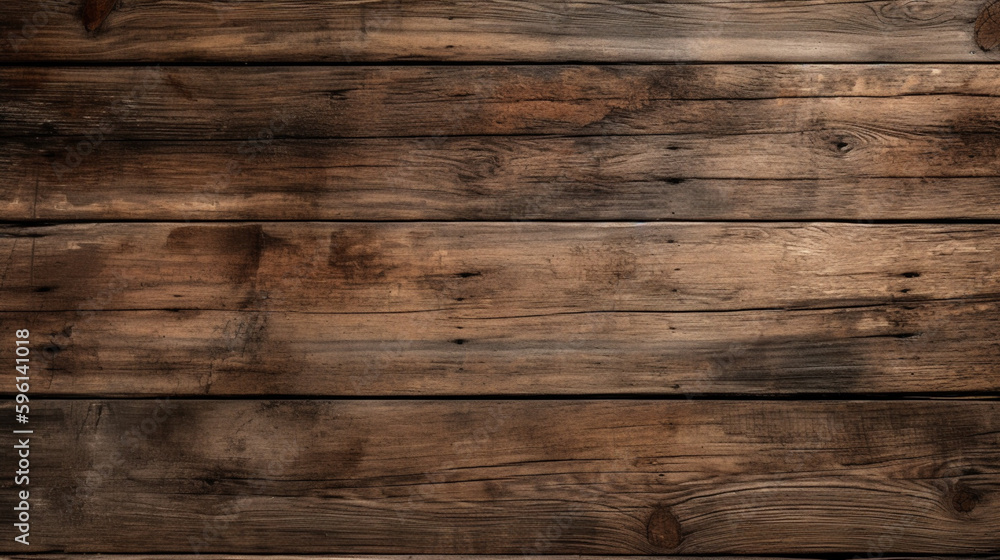 Fototapeta premium Rustic and Natural: Brown Wood Background
