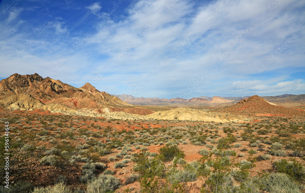 Colorful desert of Nevada - Valley of Fire State Park, Nevada