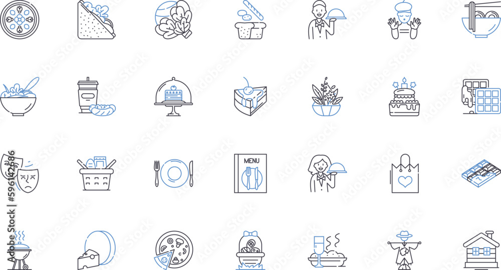 Sugar haven line icons collection. Sweet, Treats, Indulgent, Desserts, Bakery, Confectiry, Delightful vector and linear illustration. Decadent,Yummy,Chocolate outline signs set Sugar haven line icons collection. Sweet, Treats, Indulgent, Desserts, Bakery, Confectiry, Delightful vector and linear illustration. Decadent,Yummy,Chocolate outline signs set