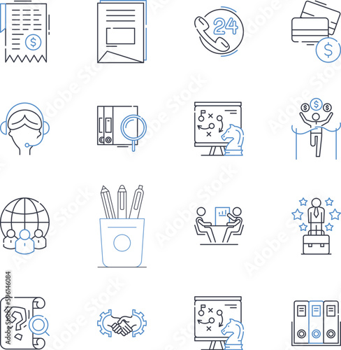 Equity returns line icons collection. Gains, Profits, Performance, Growth, Returns, Yield, Income vector and linear illustration. Dividends,Impacts,Changes outline signs set