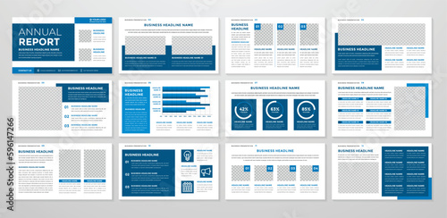 presentation template with modern concept