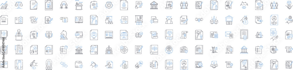 Medical administration line icons collection. Billing, Coding, Compliance, Claims, Records, Insurance, Reimbursement vector and linear illustration. Electronic,Documentation,HIPAA outline signs set Medical administration line icons collection. Billing, Coding, Compliance, Claims, Records, Insurance, Reimbursement vector and linear illustration. Electronic,Documentation,HIPAA outline signs set