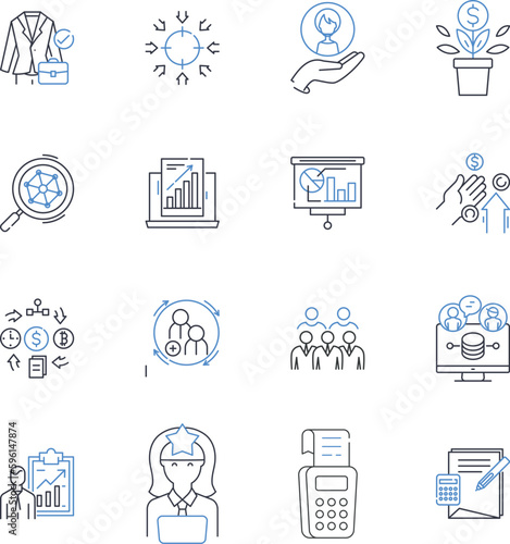 Radiology imaging line icons collection. Radiography, Tomography, Ultrasound, Mammography, Angiography, Fluoroscopy, CT scan vector and linear illustration. MRI,Nuclear medicine,Doppler outline signs