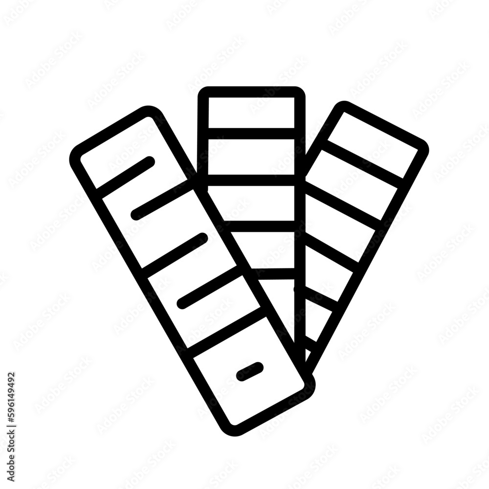 Color palettes on white background Color palettes on white background