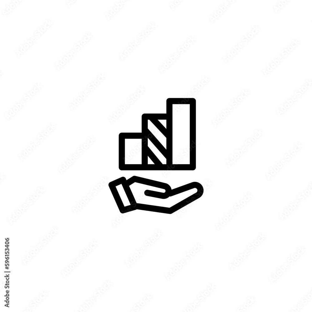 icon line data analytics