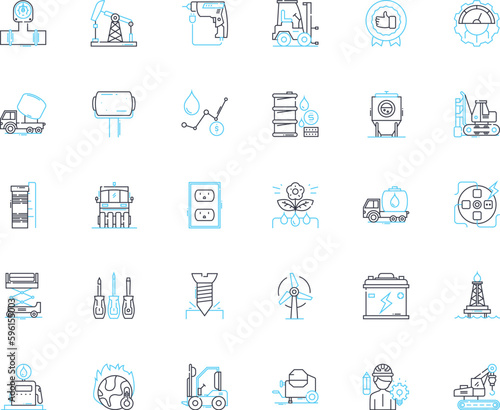 Entertainment industry linear icons set. Showbiz, Hollywood, Music, Film, TV, Theatre, Acting line vector and concept signs. Comedy,Performance,Celebrity outline illustrations