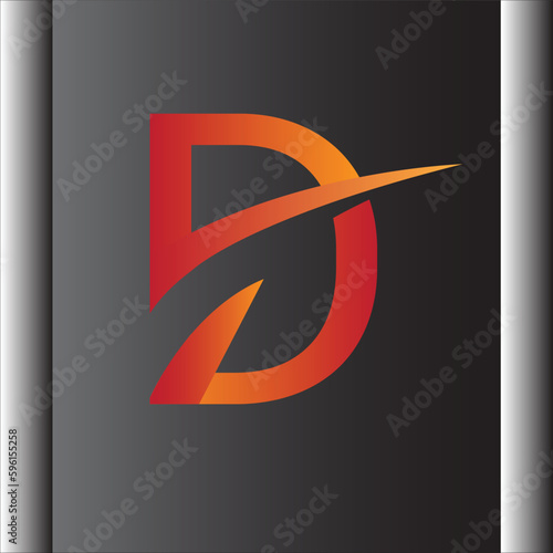 D Letter Alphabet New Logo Design for your Business 