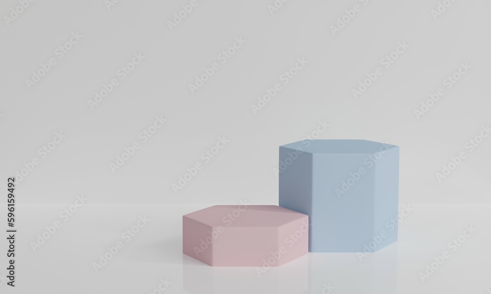 3d render of podium for product showcase 3d render of podium for product showcase