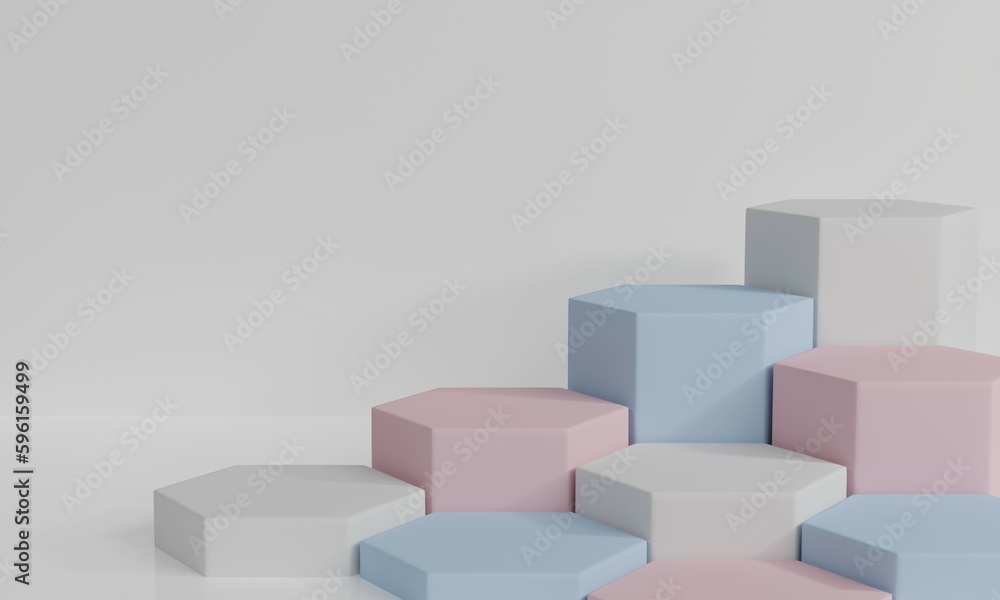 3d render of podium for product showcase 3d render of podium for product showcase