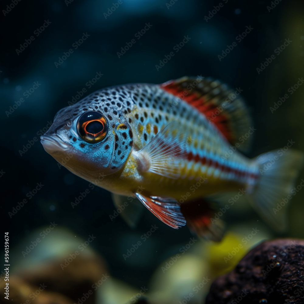 fish in aquarium