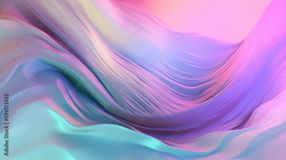 Pastel colored holographic abstract background. Flow, wavy and Curve style. Pastel colored holographic abstract background. Flow, wavy and Curve style.