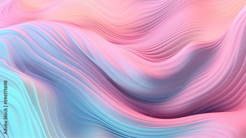 Pastel colored holographic abstract background. Flow, wavy and Curve style. Pastel colored holographic abstract background. Flow, wavy and Curve style.