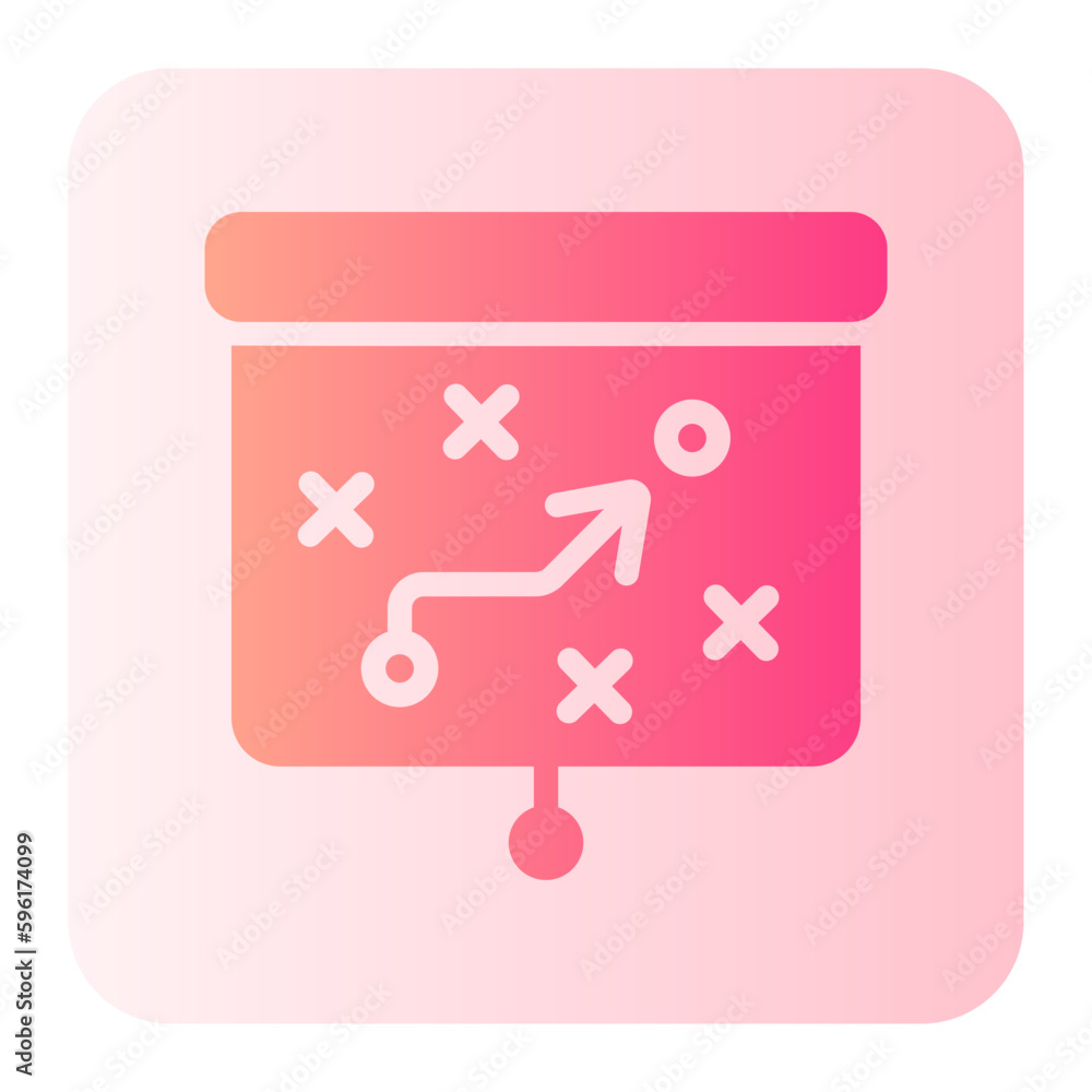 strategy gradient icon