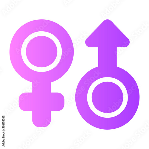 gender gradient icon
