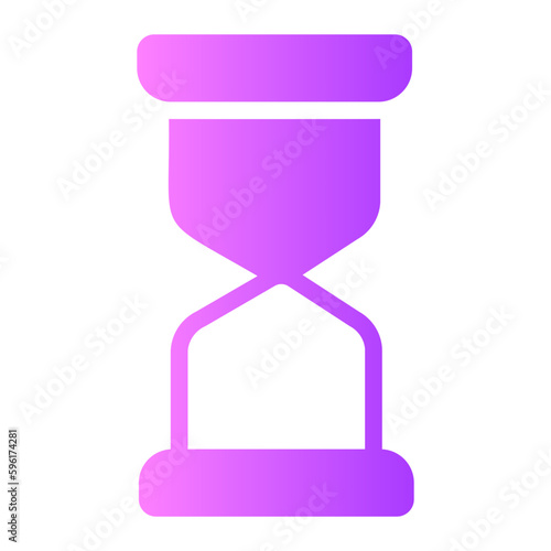 hourglass gradient icon