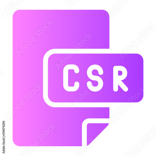 csr gradient icon