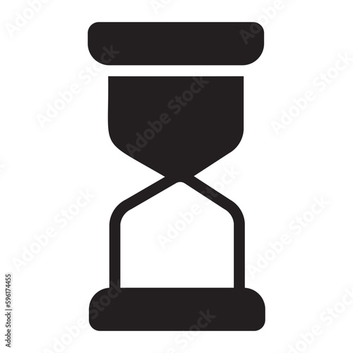 hourglass glyph icon