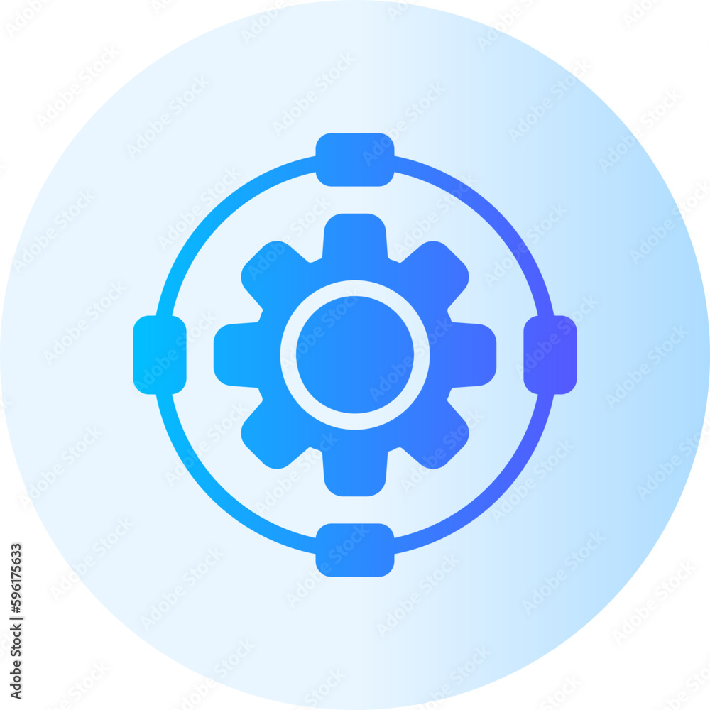gear gradient icon gear gradient icon