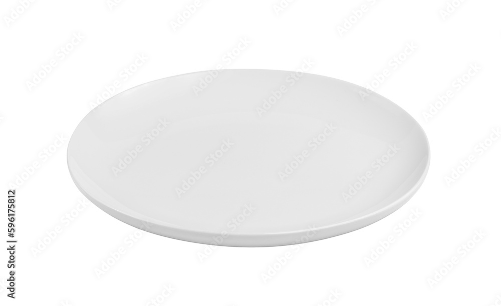 Empty plate isolated on transparent png Empty plate isolated on transparent png