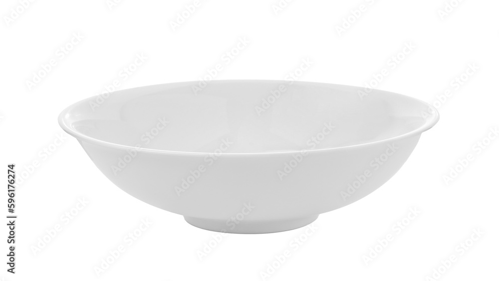Empty white bowl isolated on transparent png Empty white bowl isolated on transparent png