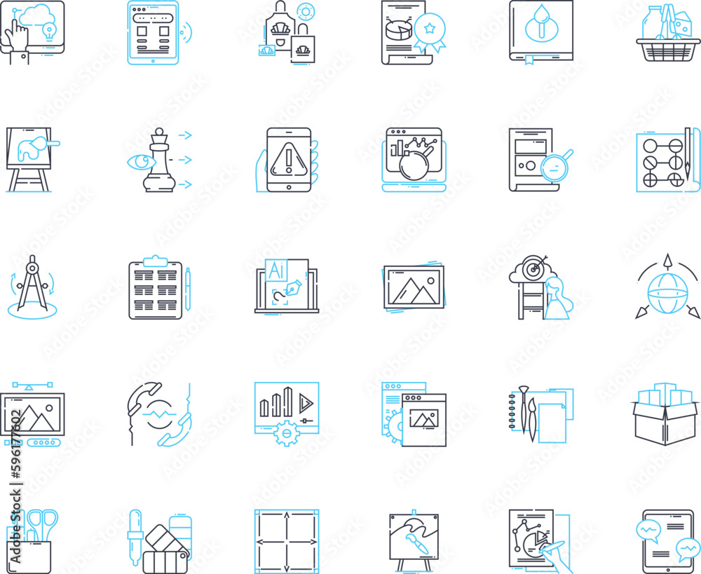 Email advertising linear icons set. Targeting, Click-through, Conversion, List-building, Campaign, Subscriber, Personalization line vector and concept signs. Engagement,Newsletter,Automation outline Email advertising linear icons set. Targeting, Click-through, Conversion, List-building, Campaign, Subscriber, Personalization line vector and concept signs. Engagement,Newsletter,Automation outline