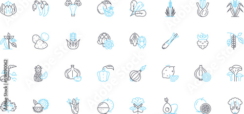 Convenience shop linear icons set. Quick, Easy, Convenient, Snacks, Drinks, Cigarettes, Lottery line vector and concept signs. Candy,Gum,Medicine outline illustrations