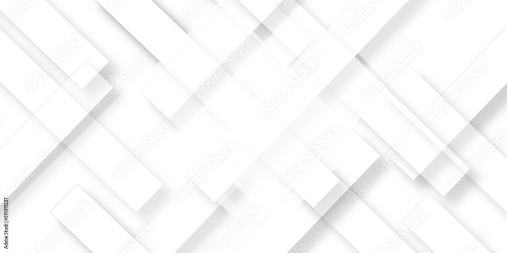 Abstract white square line shape with futuristic concept background. Abstract seamless modern white and gray color technology concept geometric line vector background. Abstract white square line shape with futuristic concept background. Abstract seamless modern white and gray color technology concept geometric line vector background.