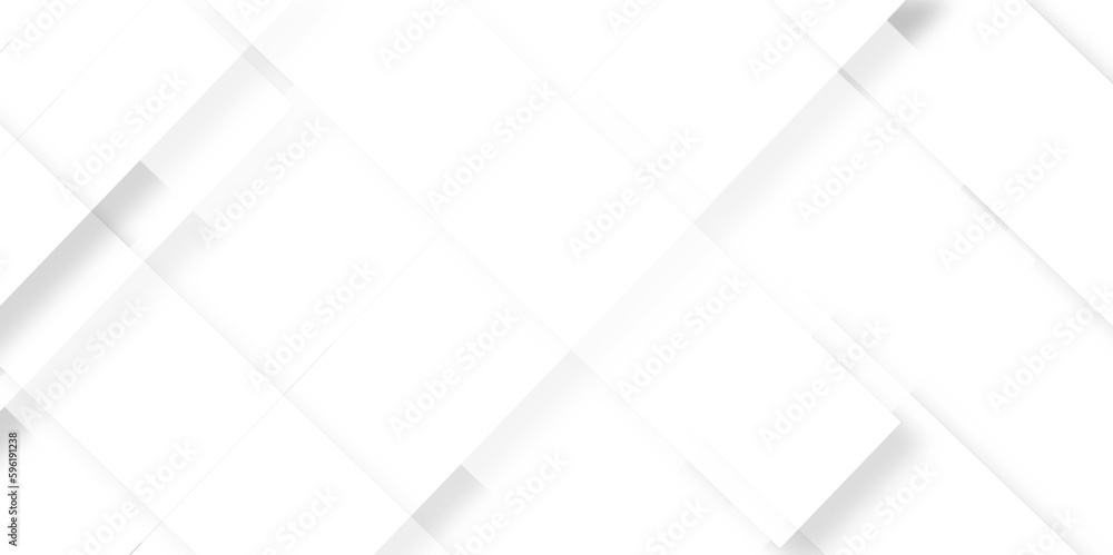 Abstract white square line shape with futuristic concept background. Abstract seamless modern white and gray color technology concept geometric line vector background. Abstract white square line shape with futuristic concept background. Abstract seamless modern white and gray color technology concept geometric line vector background.