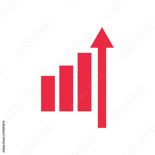 Free Download Red rising graph. Statistics. Vectors. - GFXLoad