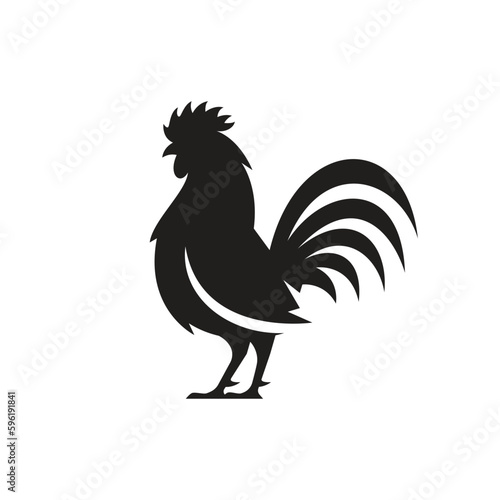 rooster logo vector icon illustration