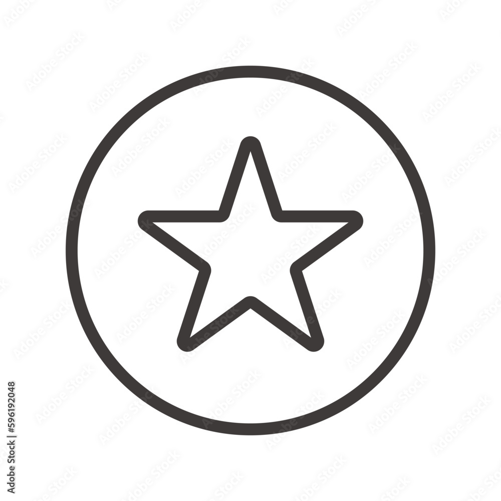 Simple favorite star button. Vector. Simple favorite star button. Vector.