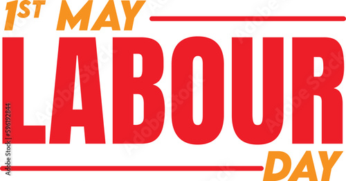 1st May labour day banner
