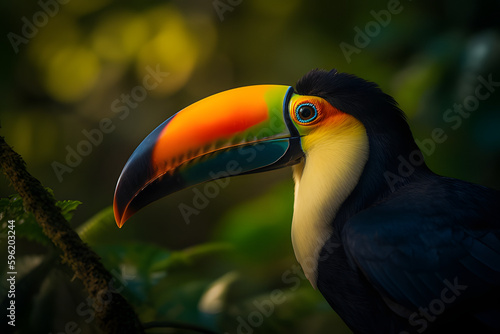closeup toucan 