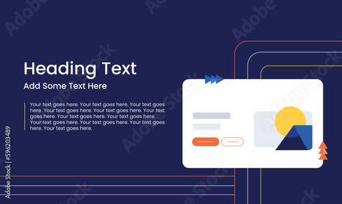 Debit, credit card design. Electronic cash purchase method. vector illustration, can be used for animation, website header, app.