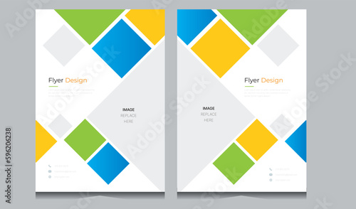 Cover design for annual report and business catalog, magazine, flyer or booklet. Brochure template layout. A4 cover vector EPS-10