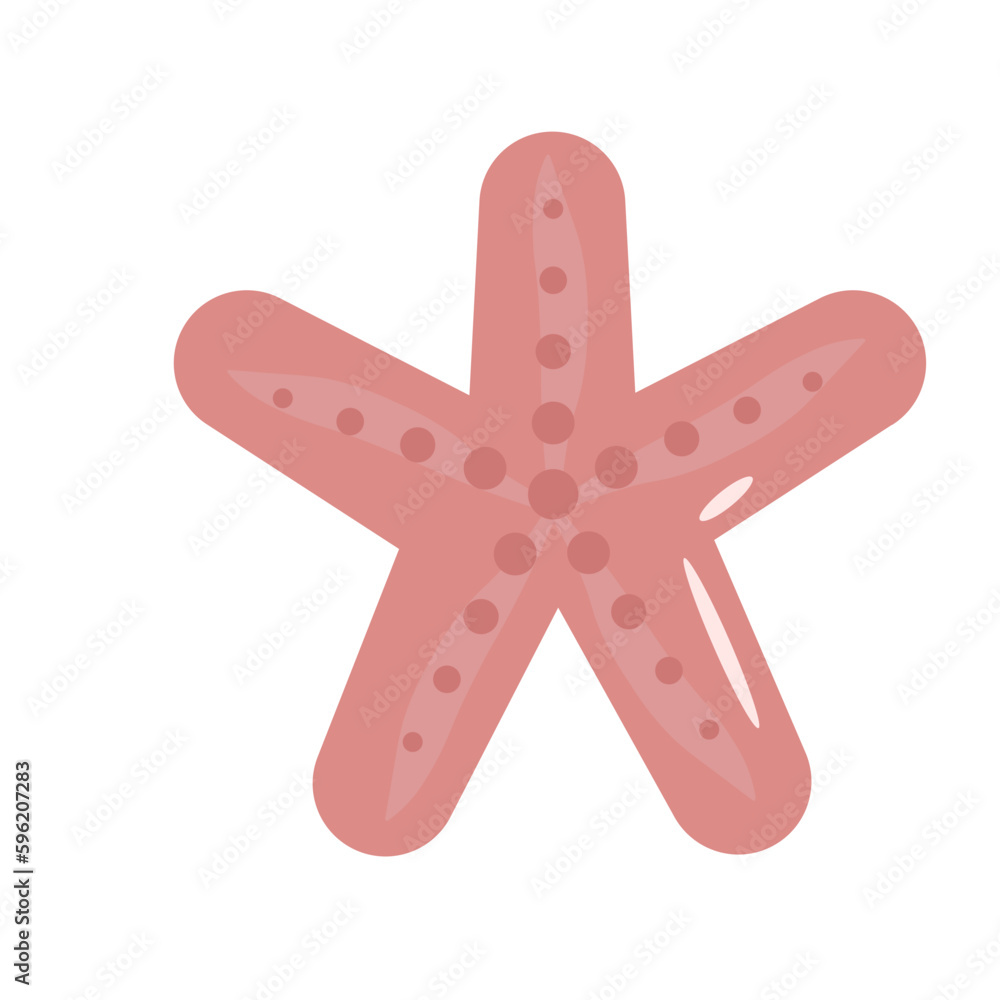 starfish Flat. Vector Illustration starfish Flat. Vector Illustration