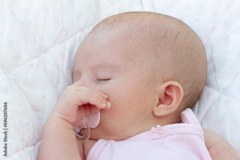 an adorable newborn baby sleep calming an adorable newborn baby sleep calming