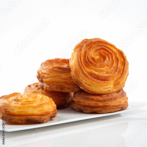 Palmier Isolated on White. Generative AI