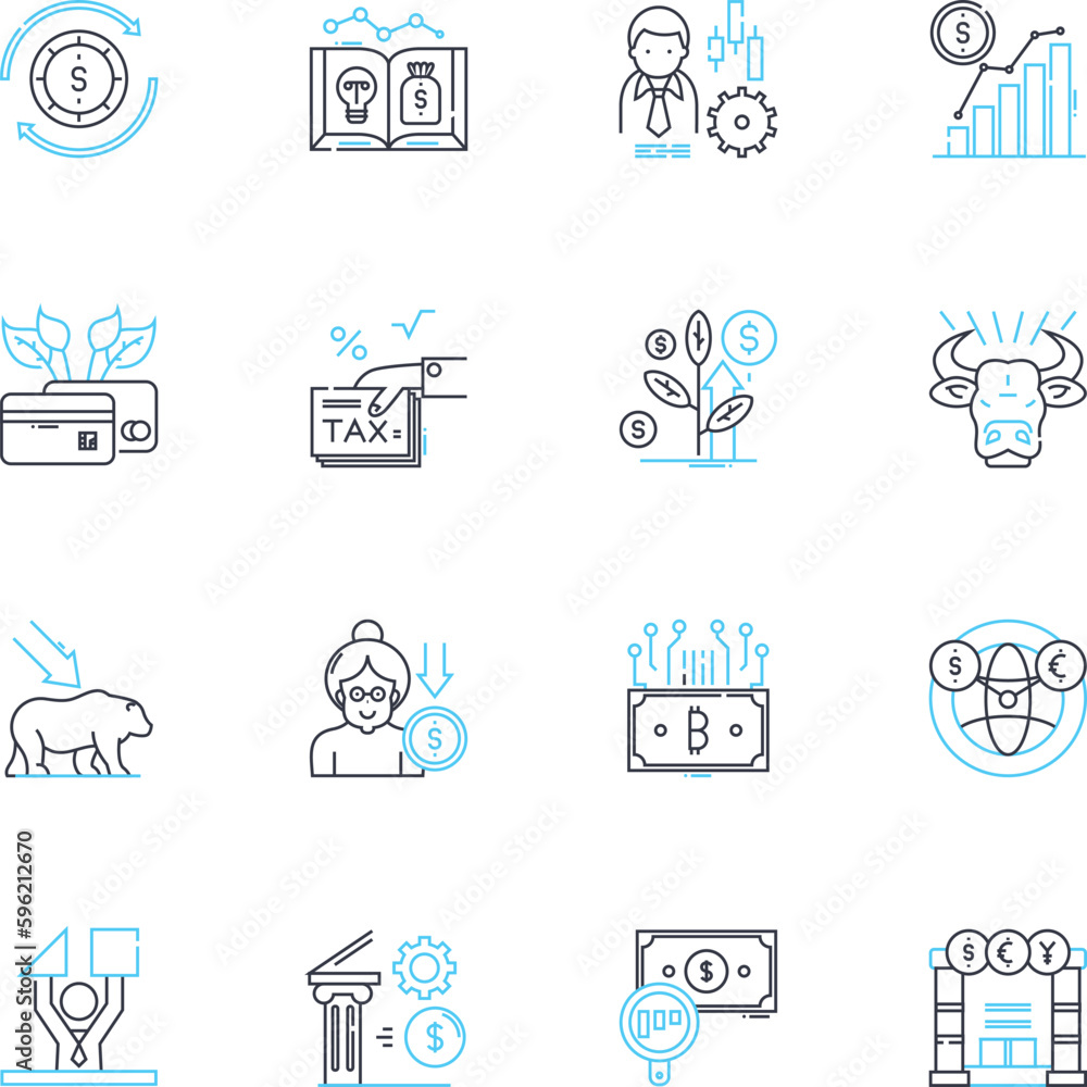 Company funding linear icons set. Venture, Investment, Seed, Angel, Funding, Capital, Equity line vector and concept signs. Angelic,Crowdfunding,IPO outline illustrations Company funding linear icons set. Venture, Investment, Seed, Angel, Funding, Capital, Equity line vector and concept signs. Angelic,Crowdfunding,IPO outline illustrations
